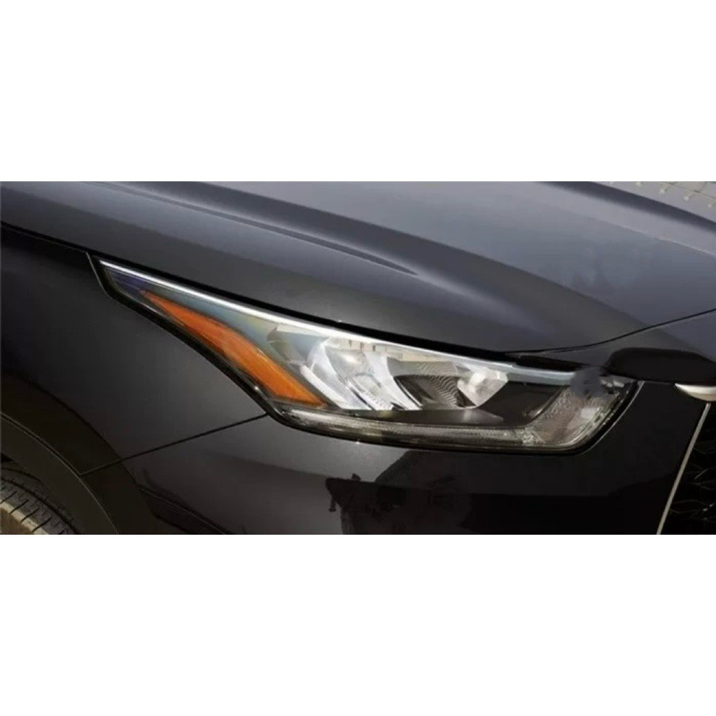 For Toyota Highlander 2020-2023 Low-end Headlights American Version Black Rear Housing