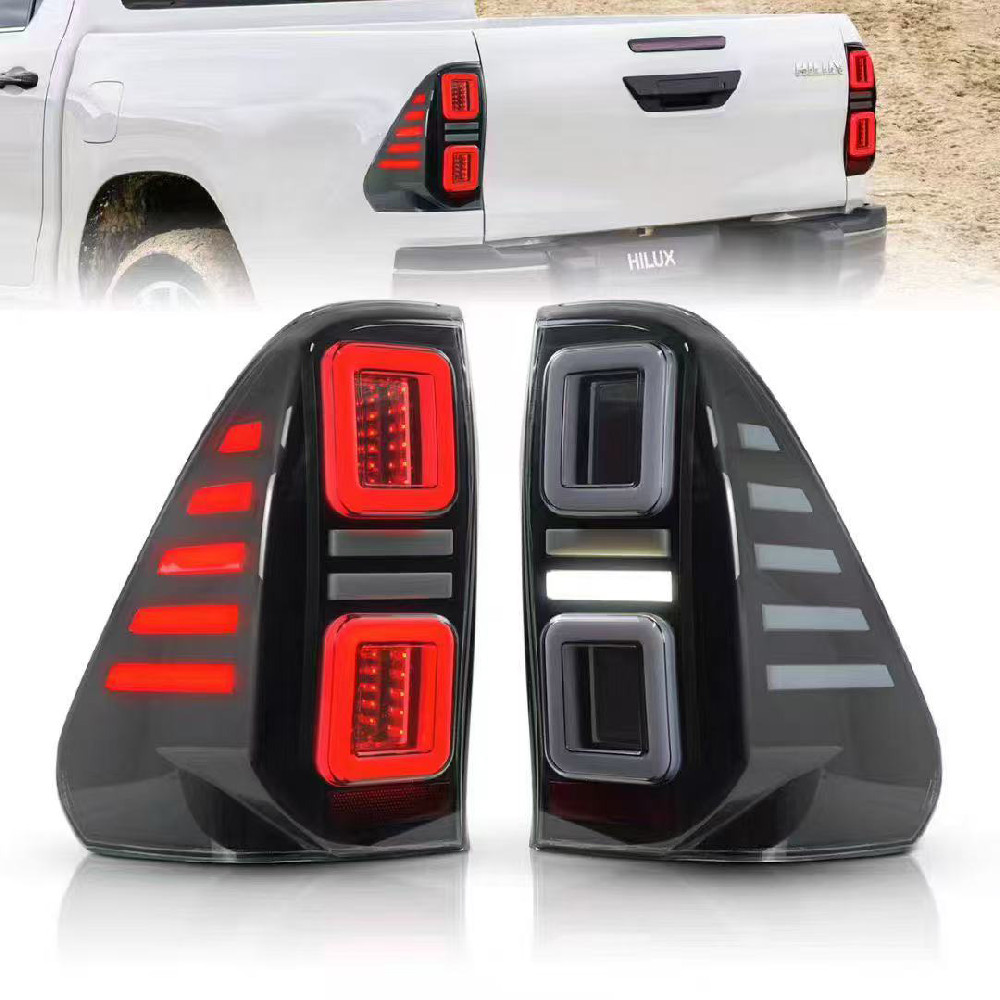 For Toyota 2015-2023 Hilux Revo 3D Style Modified Tail Lights