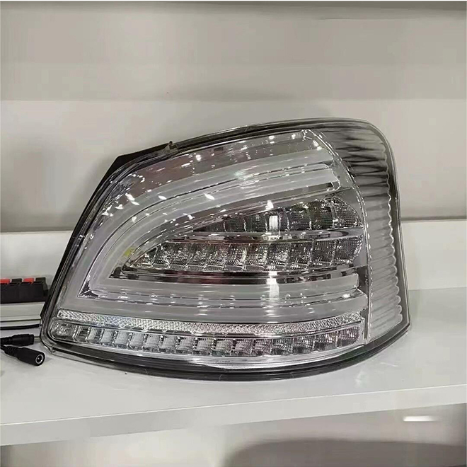 For Toyota Vios 2014-2018 Transparent Smoky Modified Tail Lights