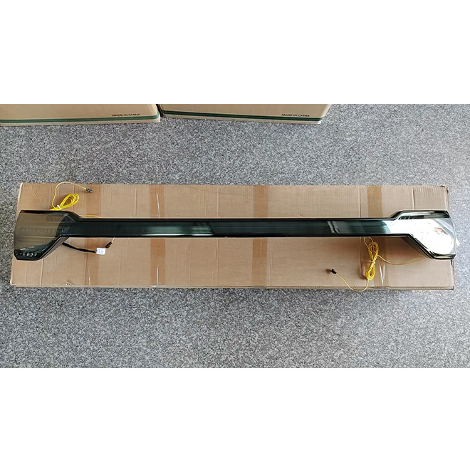 For Geely Coolray Belgee X50 Car Modification Full Tea Black Through Tail Lights Exterior Tail Lights