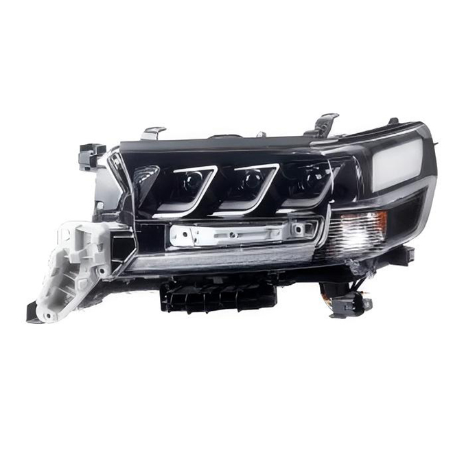 For Toyota 2016 Land Cruiser Triple Lens (Modified) Front Headlights