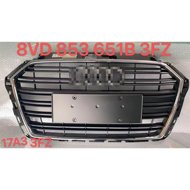 For Audi 2016-2018 A3 High Configuration 3FZ Grille L8VD 853 651B 3FZ