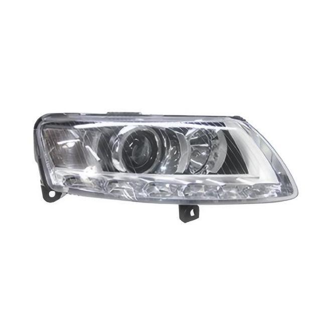 For Audi 06-09 C6 Single Xenon Headlight / Lamp Cover L G4F0941003(004)DH R G4F0941004(003)BP