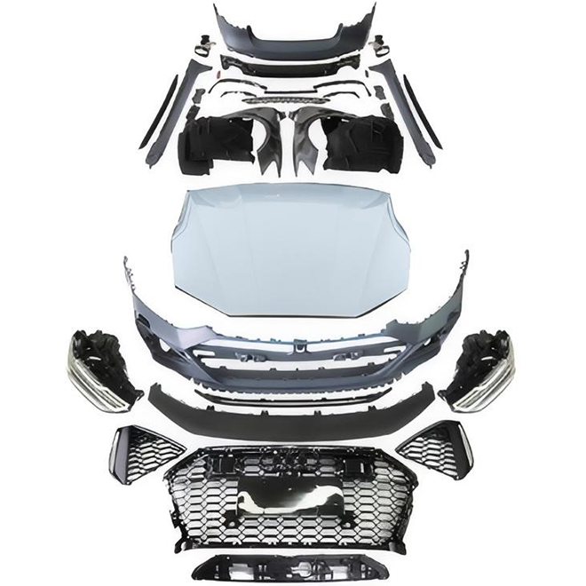 For Audi A6 C8 2019-2024 models, upgrade to RS6 2023 body kit (sedan)