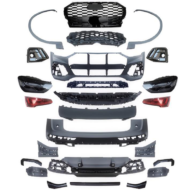 For Audi Q5 2018-2020 models upgrade to 2021-2024 body kit