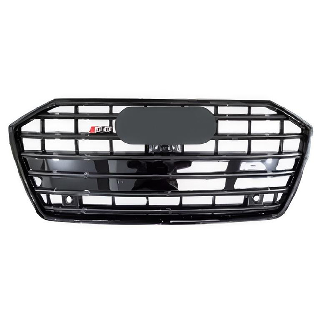 For Audi A6 S6 19-22 models front grille black plated